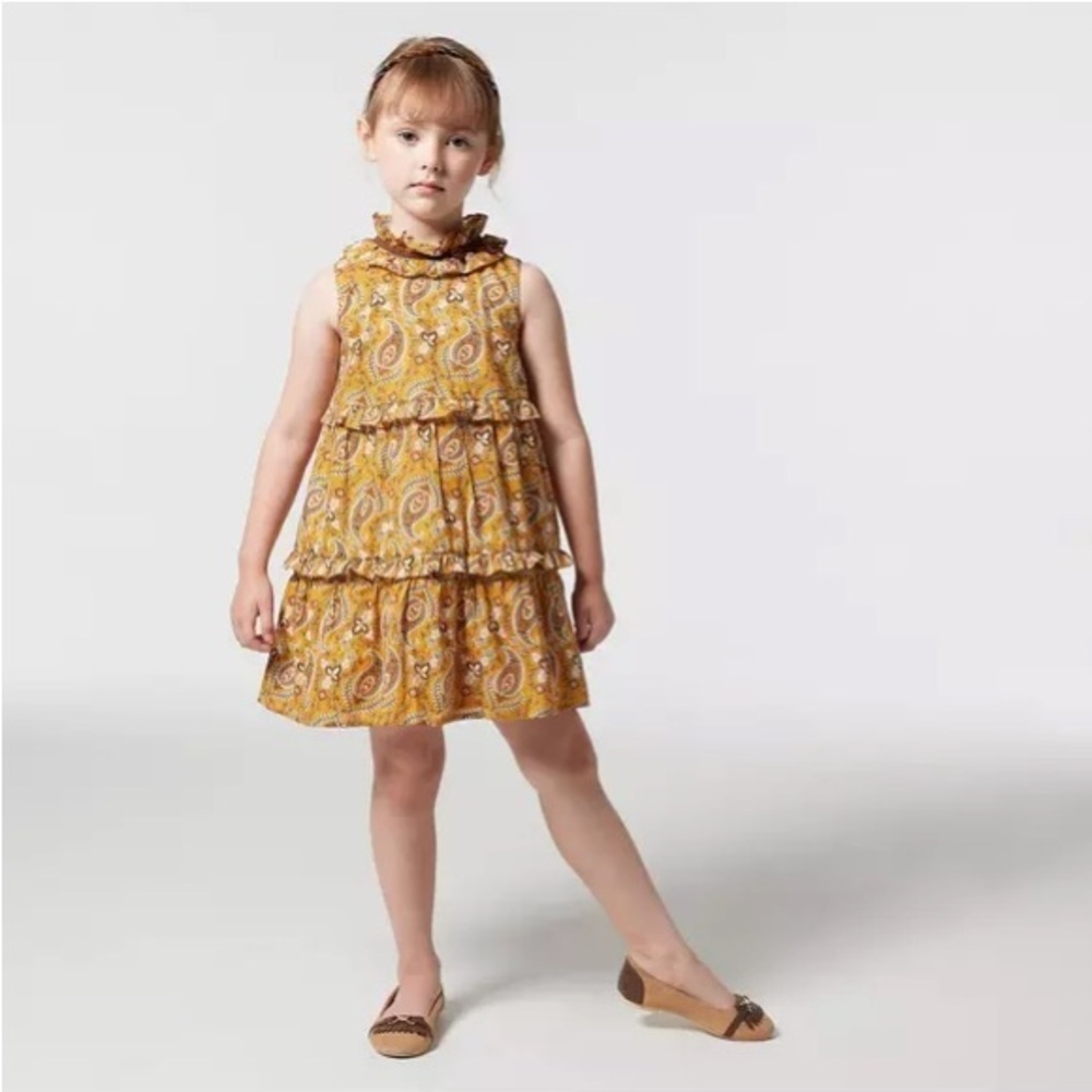 PAISLEY RUFFLE TIERED DRESS Janie and jack